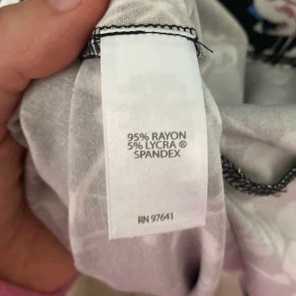 J Jill Dress Wearever Collection 2x 18-20 Floral Navy Bloom Short Sleeves EUC - Picture 3 of 5